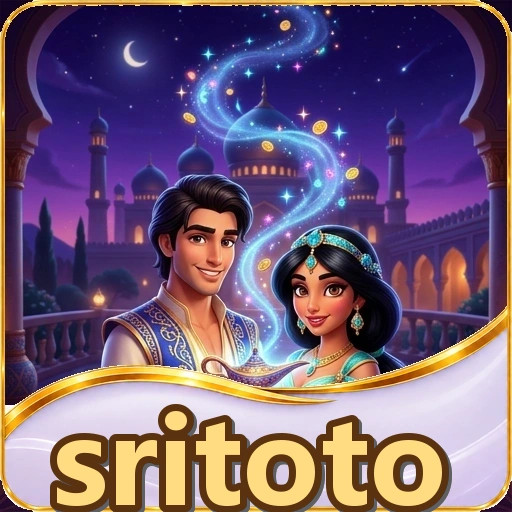 Tampilan portal login resmi sritoto